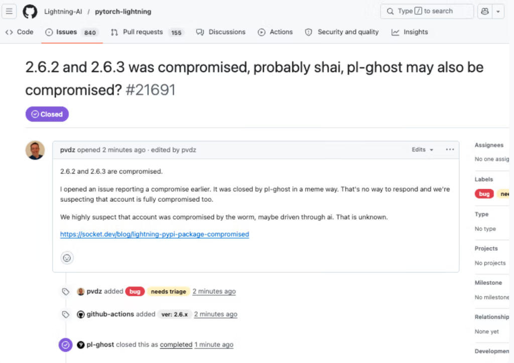 Lightning Framework Attack TEAM PCP Supply Chain