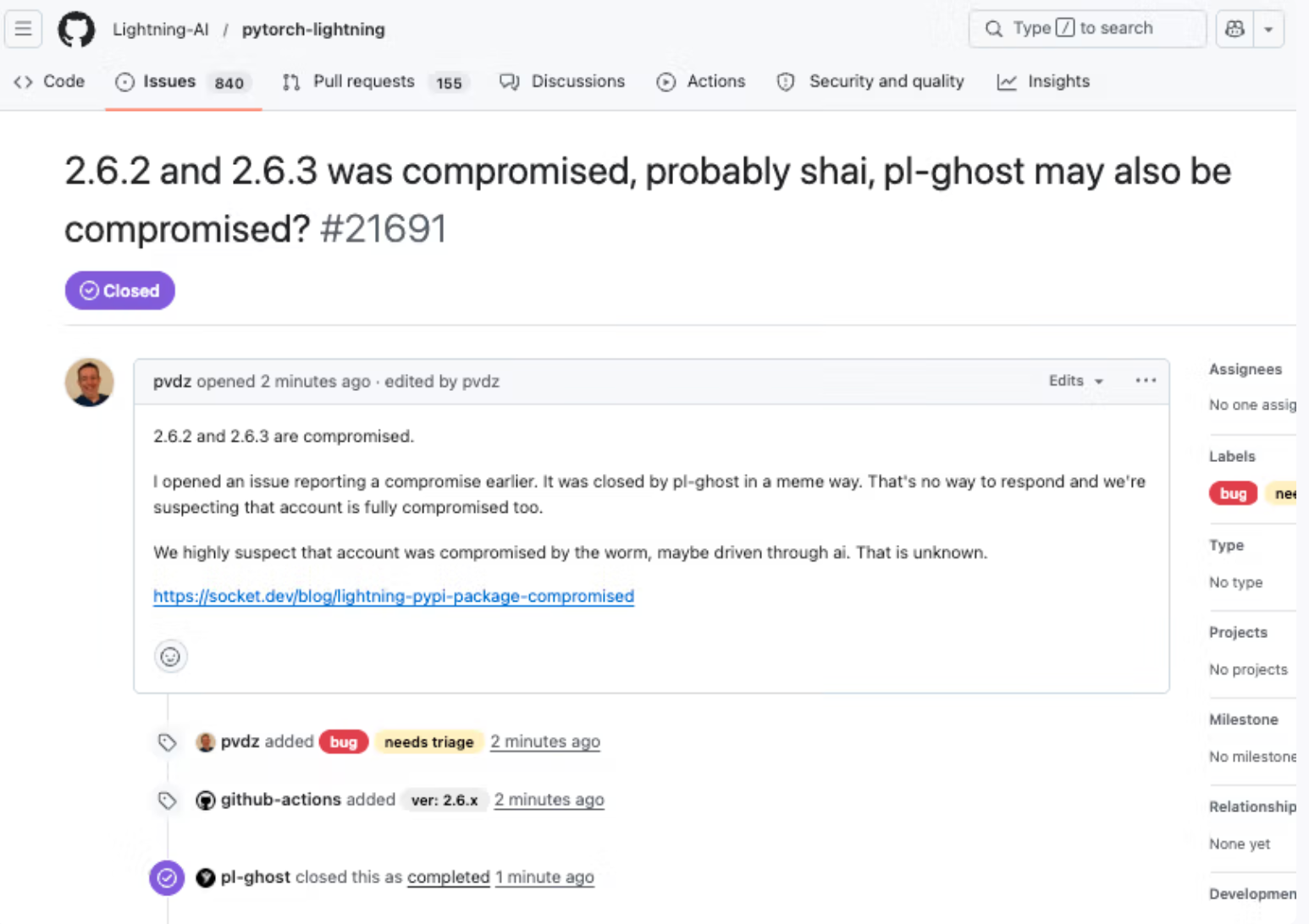 Lightning Framework Attack TEAM PCP Supply Chain