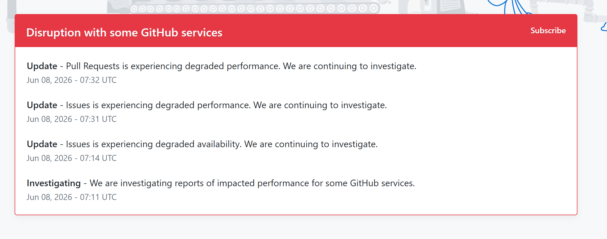 GitHub users face mystery outage as firm investigates status lag