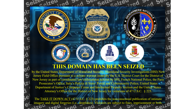 seizing deepfake porn websites TAKE IT DOWN Act