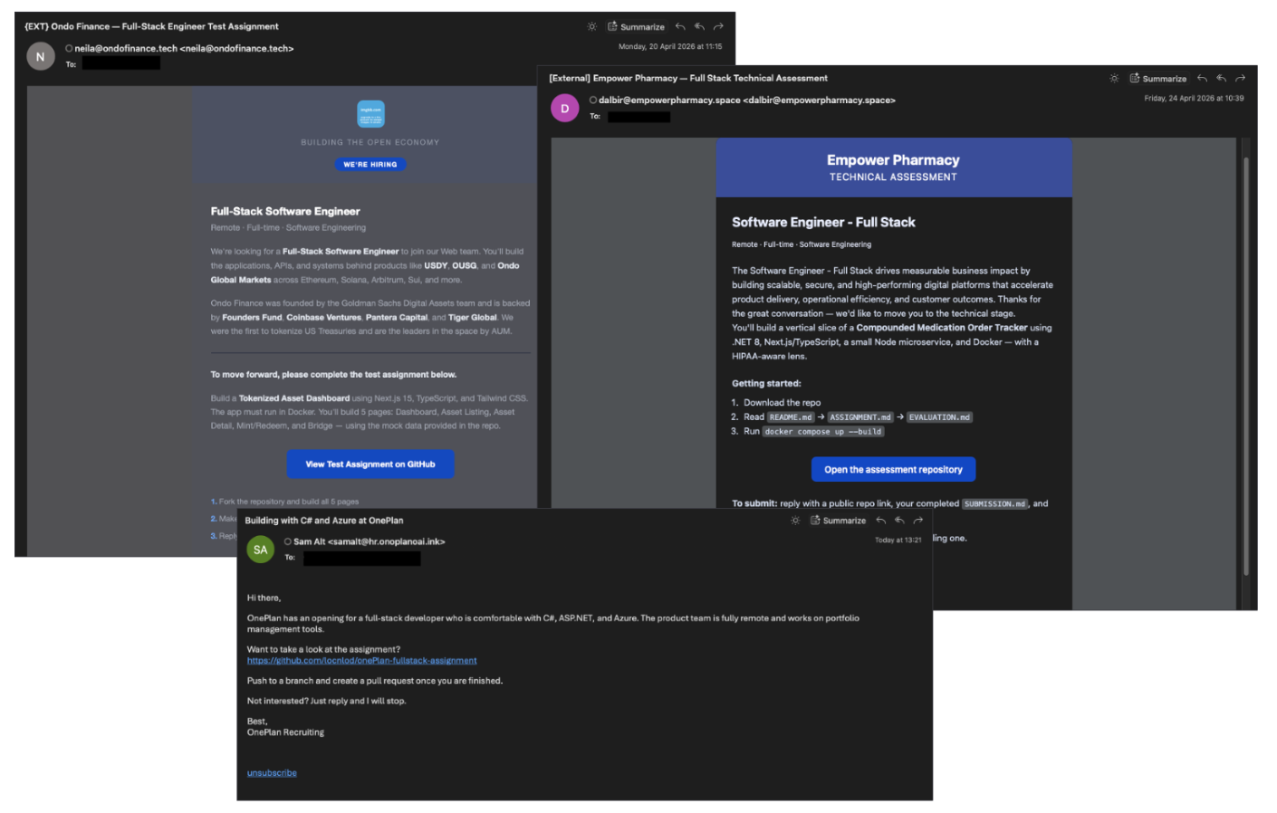 North Korea linked hackers target devs with fake job phishing