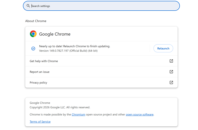 Chrome security update patching CVE-2026-13281 and other Chrome 149 vulnerabilities