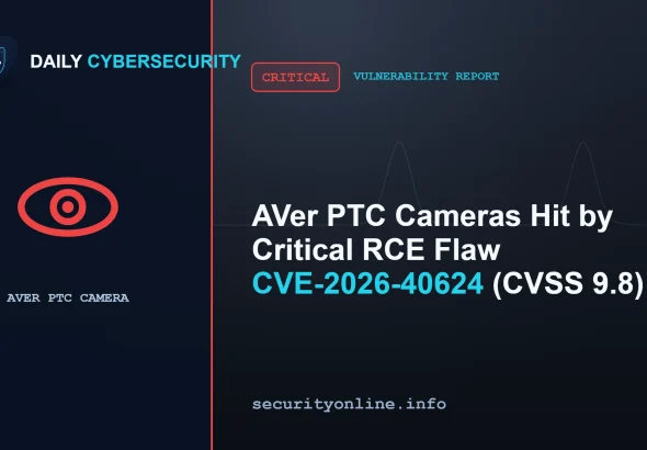 AVer PTC camera flaw CVE-2026-40624 enabling remote code execution