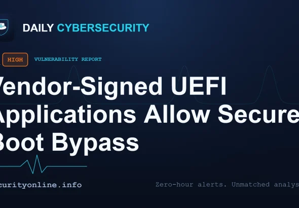 vendor-signed UEFI applications Secure Boot bypass via BYOVD attack and UEFI DBX revocation