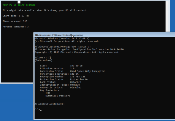 GreatXML BitLocker bypass, Windows Defender vulnerability