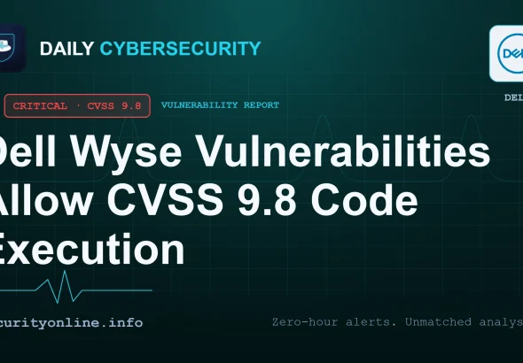 Diagram of Dell Wyse vulnerabilities showing remote code execution and CVE-2026-41120 exploit