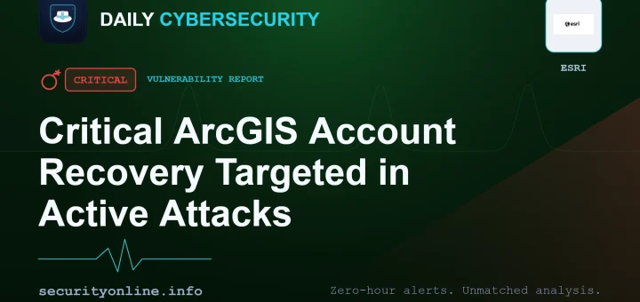 Illustration of ArcGIS Account Recovery attacks highlighted in the latest security bulletin