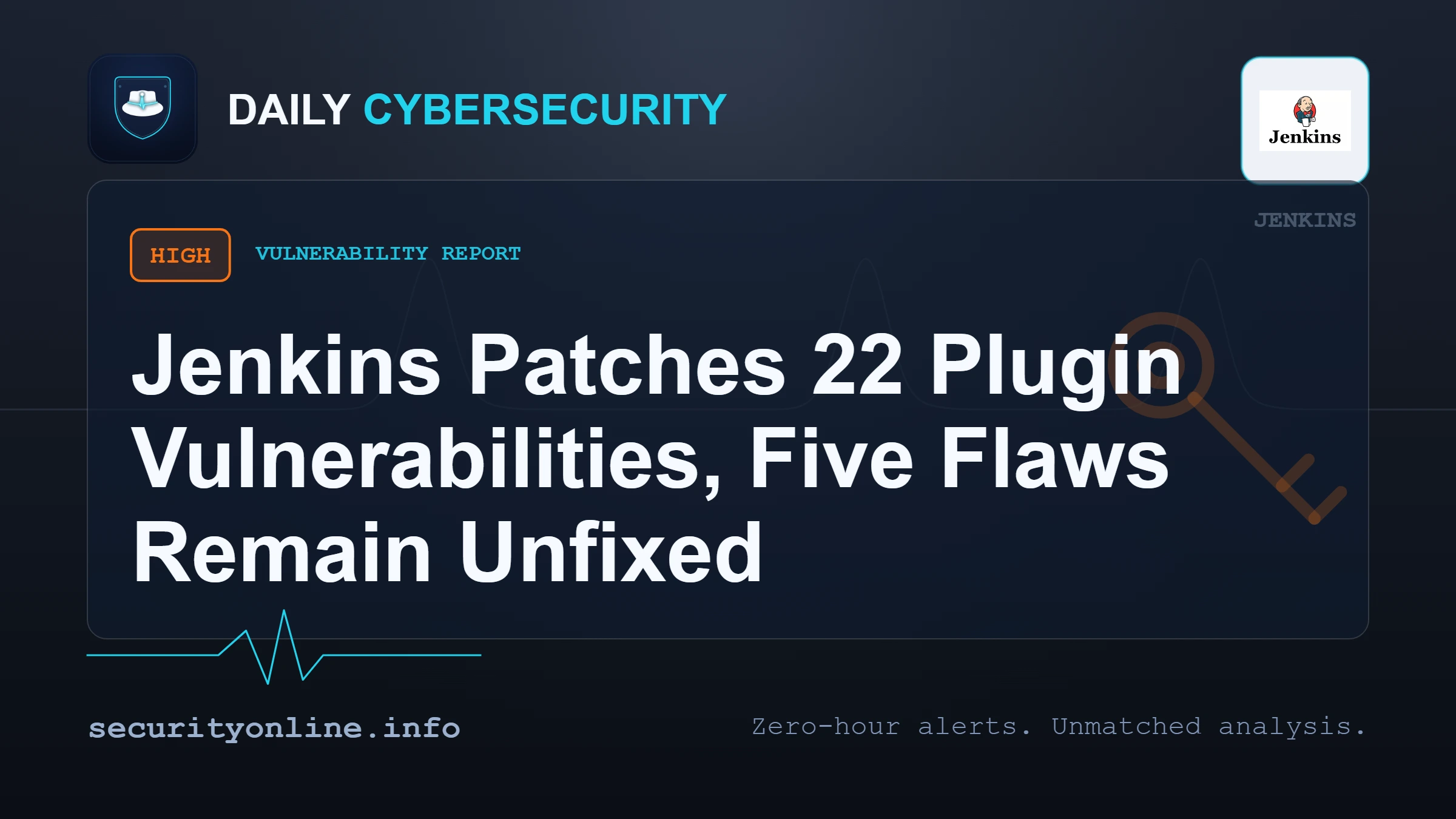 Jenkins patches 22 flaws, warns of RCE via CVE-2026-57281