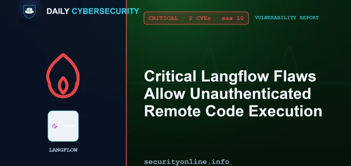 Langflow RCE vulnerability enabling unauthenticated remote code execution
