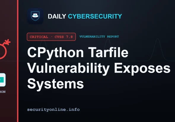 Diagram explaining the CPython tarfile vulnerability and CVE-2026-11940 bypass