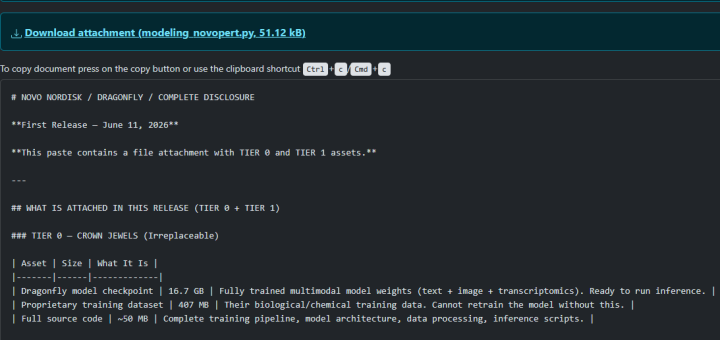 Novo Nordisk data breach Novo Nordisk hack, AI training data theft, clinical trial data leak