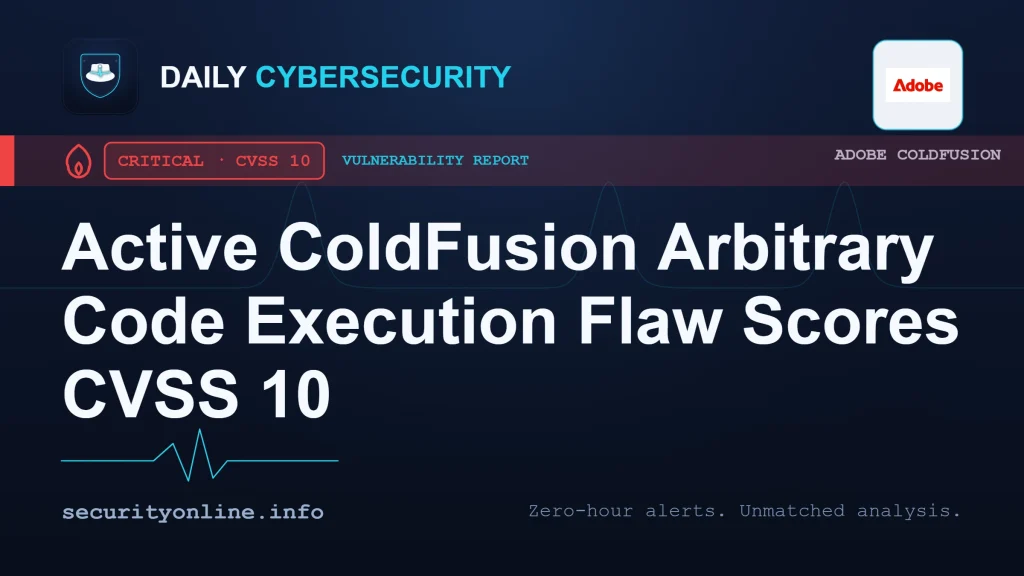 Diagram showing ColdFusion arbitrary code execution path traversal vulnerability.