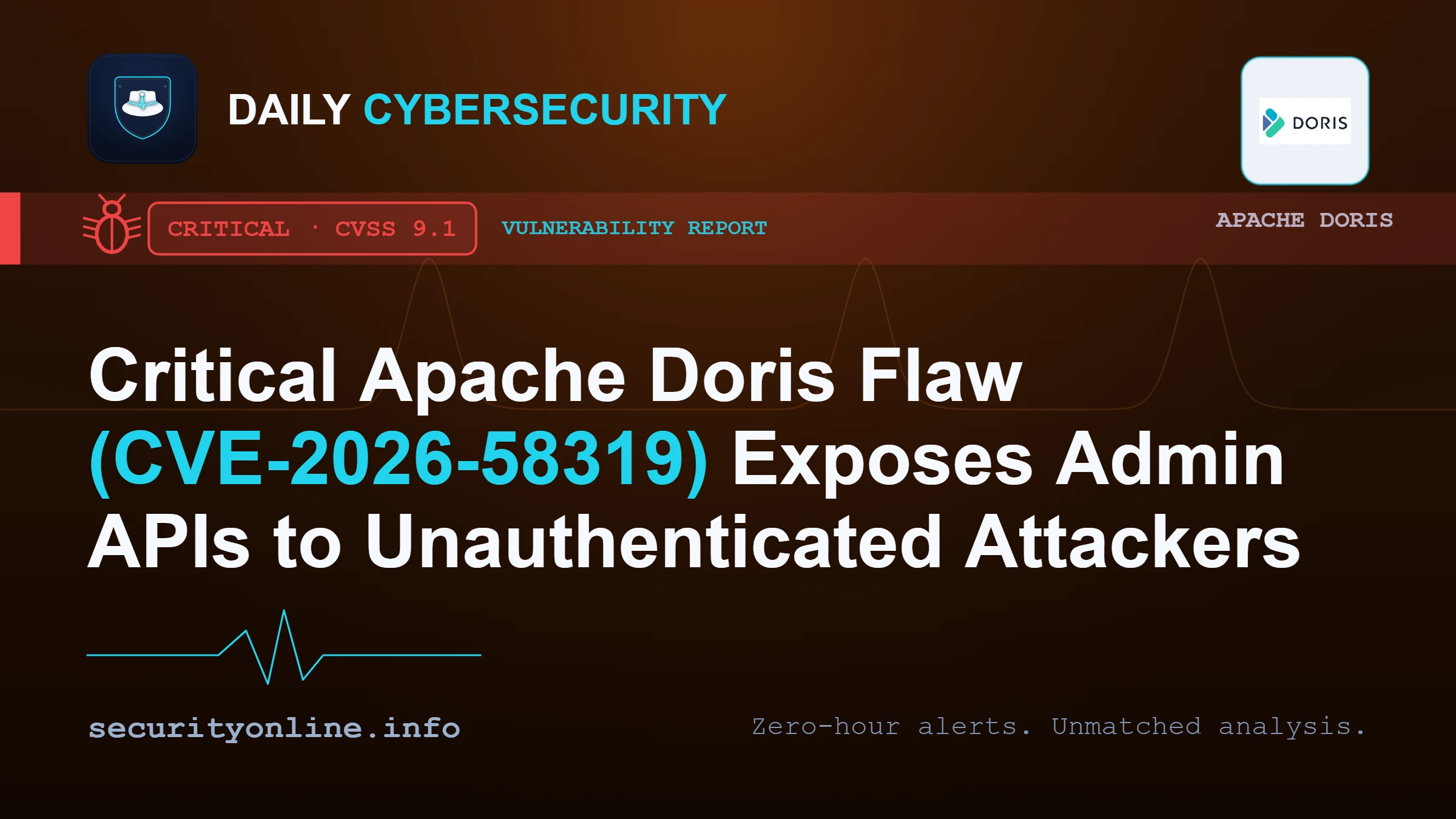 CVE-2026-58319 Exposes Doris Frontend to Unauthorised Access
