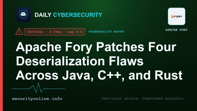 Apache Fory vulnerabilities in Java, C++, and Rust deserialization fixed in version 1.4.0