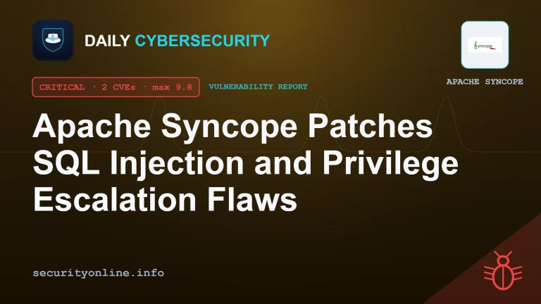 Apache Syncope vulnerabilities including a privilege escalation flaw fixed in CVE-2026-57308 and CVE-2026-62183
