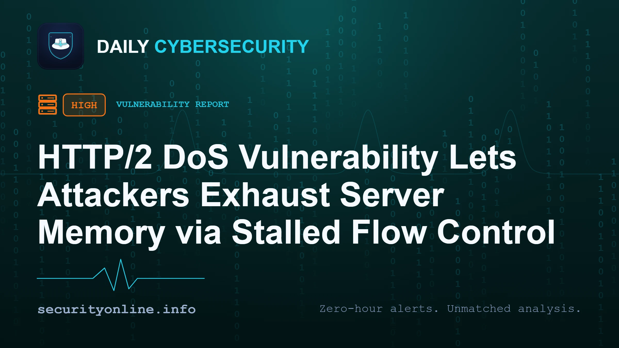 HTTP/2 DoS vulnerability caused by stalled flow control exhausting server memory across multiple HTTP/2 implementations