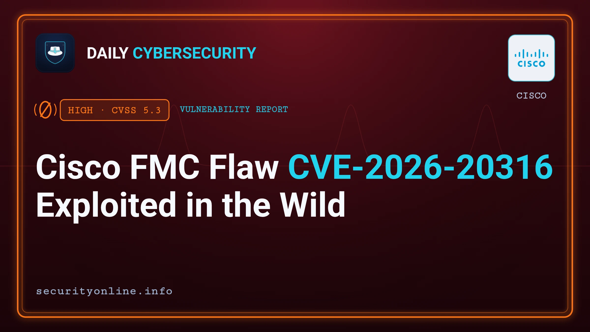 Cisco FMC flaw CVE-2026-20316 lets hackers use hidden credentials