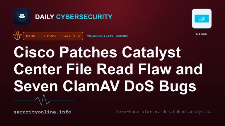 Cisco Catalyst Center vulnerability and ClamAV vulnerabilities July 2026 patch advisory