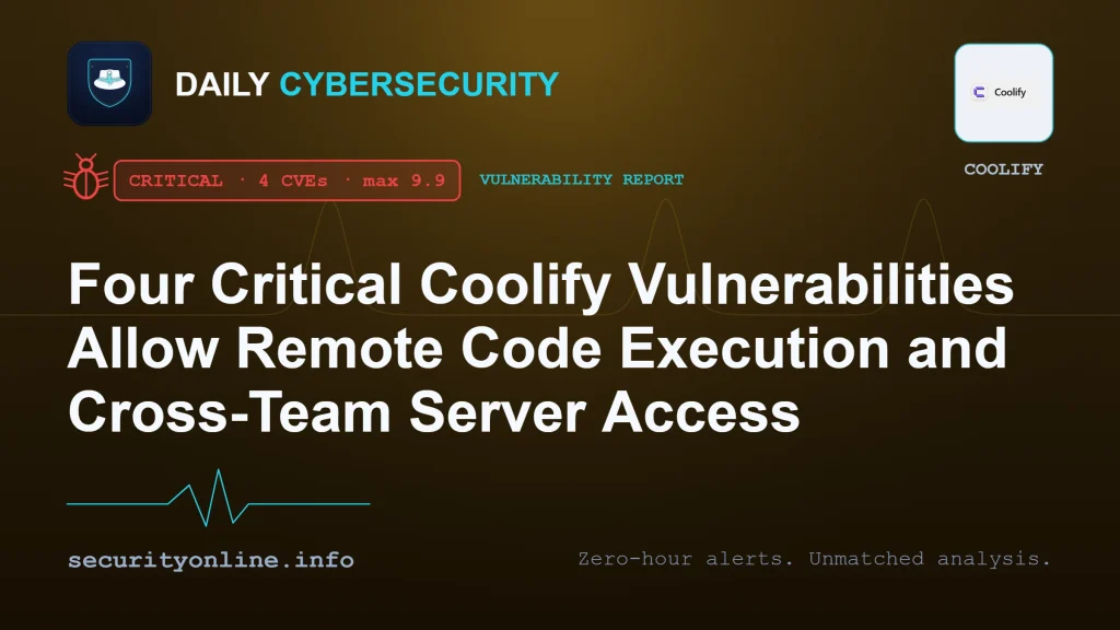 Coolify vulnerabilities enabling remote code execution and cross-tenant server access in the self-hosted PaaS