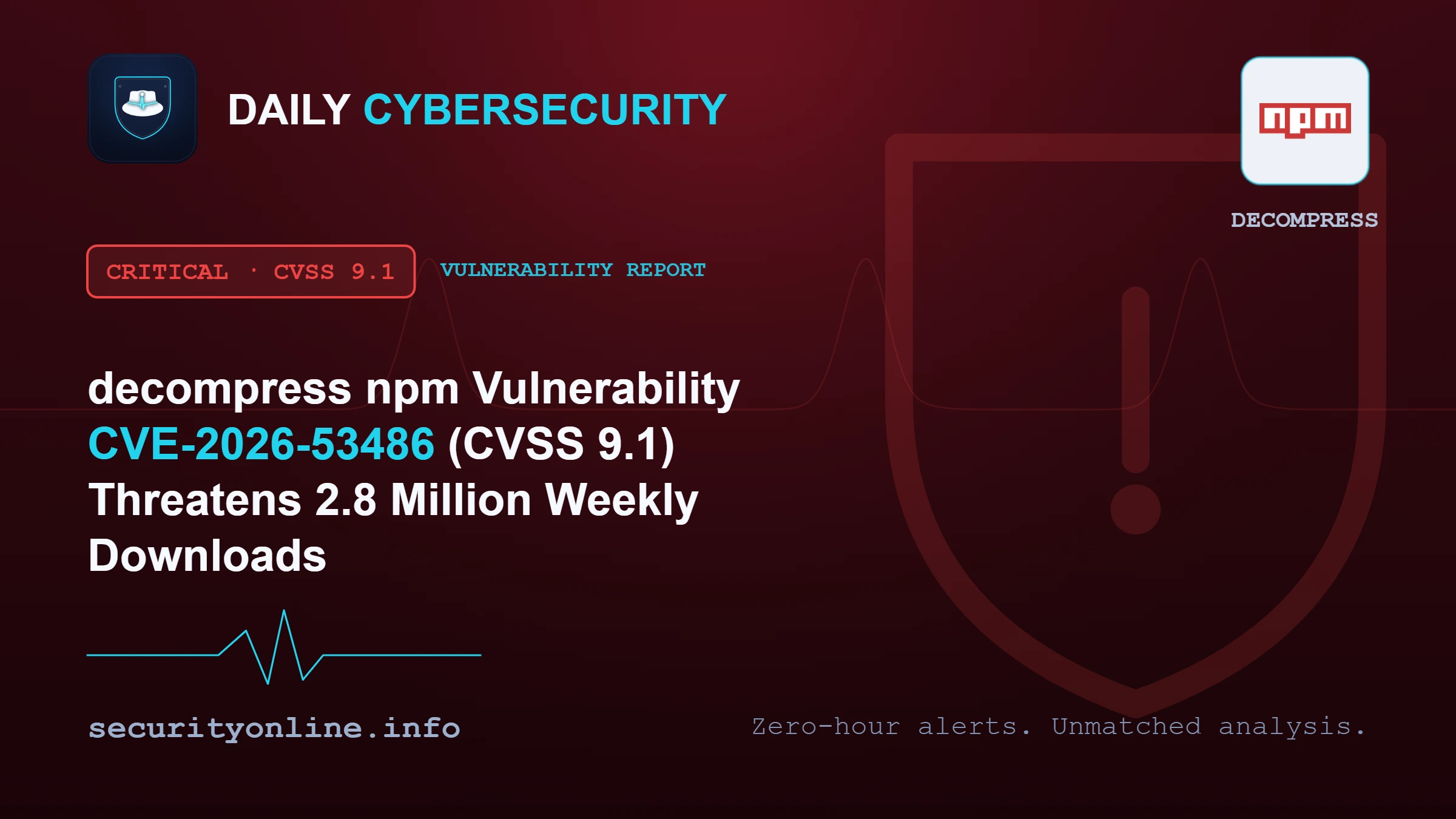 Popular NPM Decompress Package Hit by Critical Path Traversal Flaw