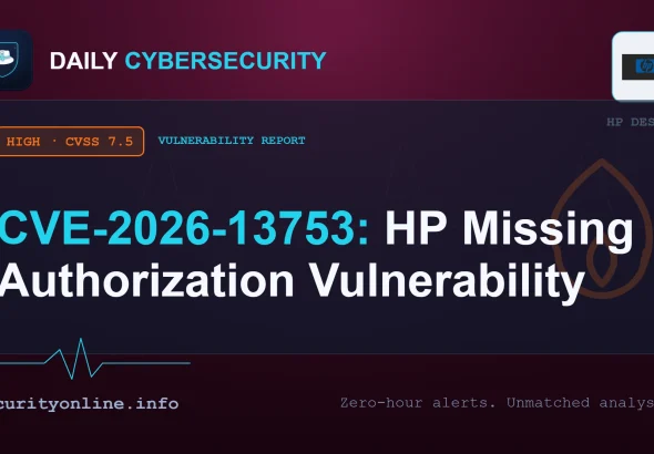 HP Deskjet missing authorization vulnerability CVE-2026-13753 exposing printer API security flaw