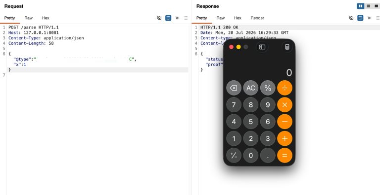 fastjson RCE vulnerability in versions 1.2.68 to 1.2.83 with public PoC exploit code