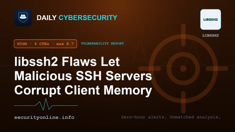 libssh2 vulnerabilities let a malicious SSH server corrupt heap memory in SSH and SFTP clients