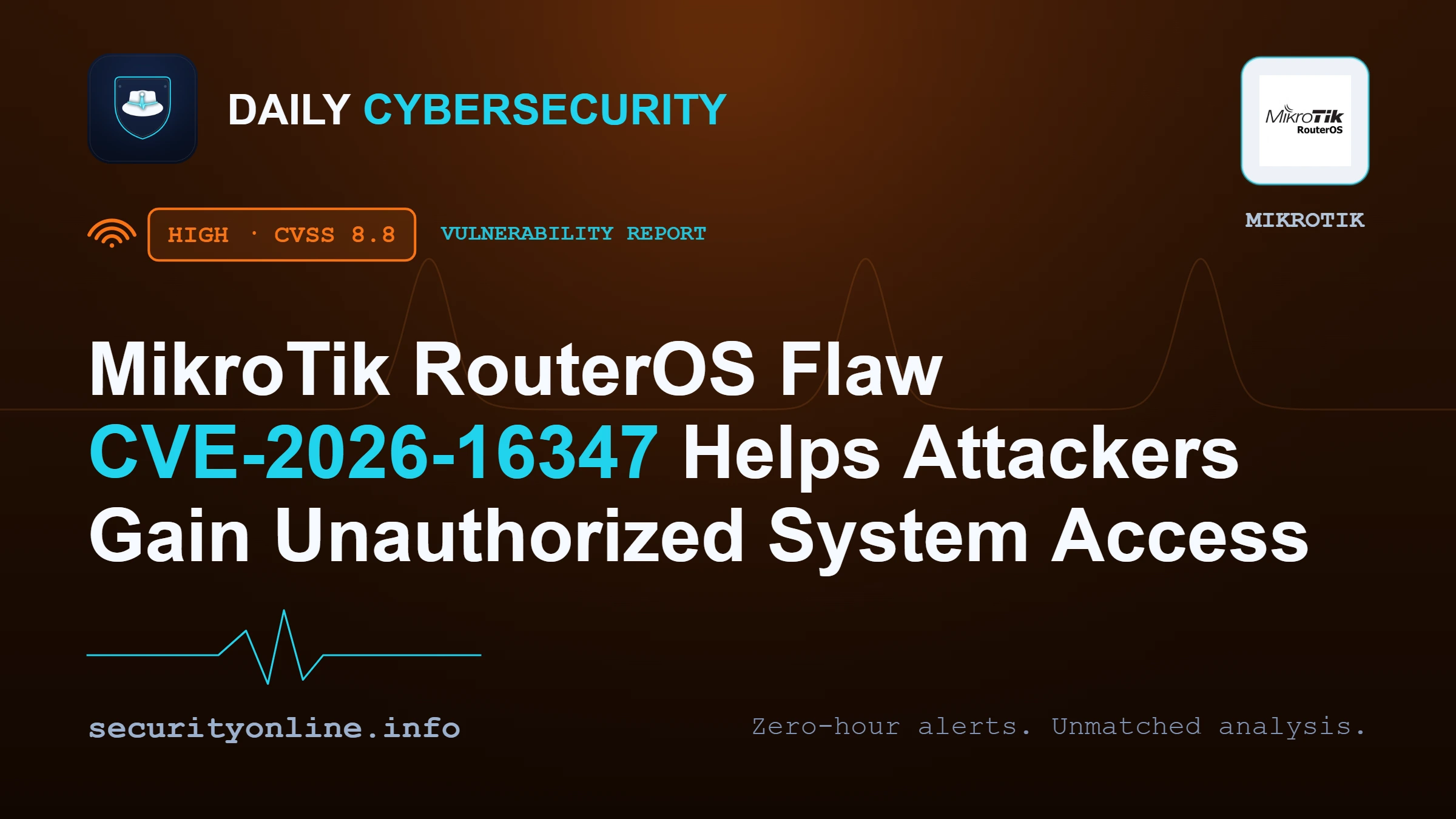 MikroTik routers hit by critical CVE-2026-16347 bruteforce flaw