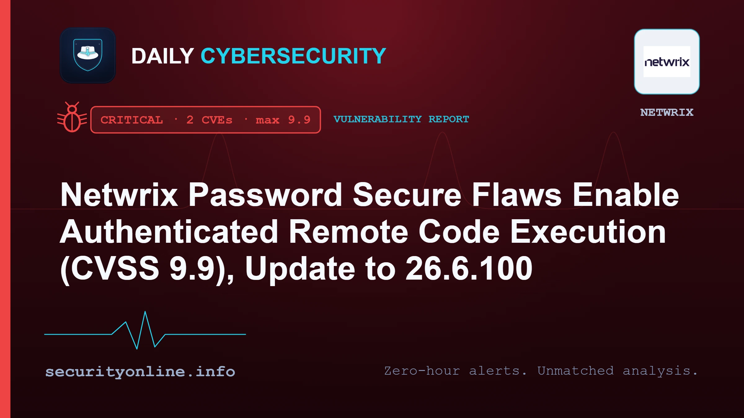 Netwrix patches RCE bug in Password Secure before 26.6.100