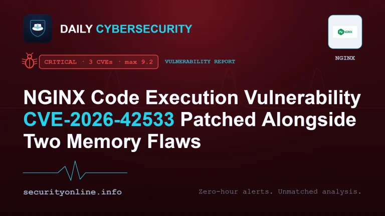 NGINX code execution vulnerability CVE-2026-42533 advisory illustration
