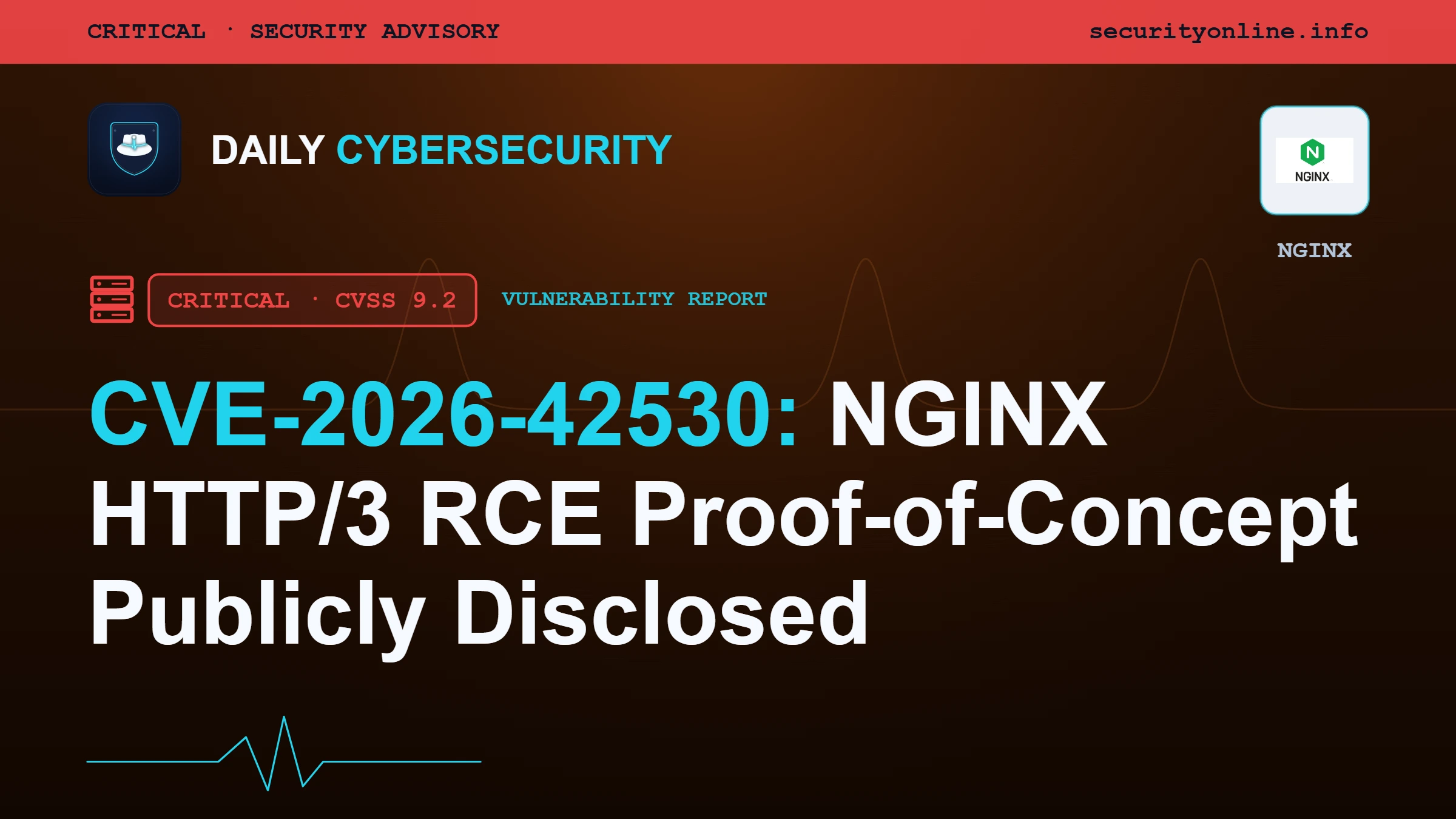 CVE-2026-42530: NGINX HTTP/3 flaw allows remote code execution
