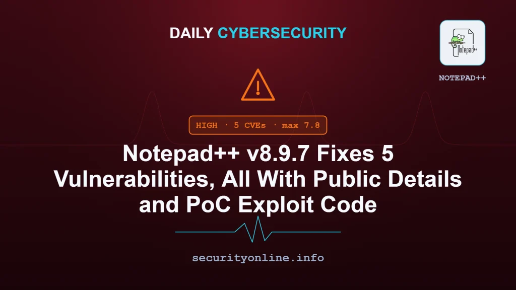 Notepad++ vulnerabilities public PoC exploit code path traversal CVE-2026-52886
