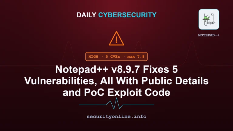 Notepad++ vulnerabilities public PoC exploit code path traversal CVE-2026-52886