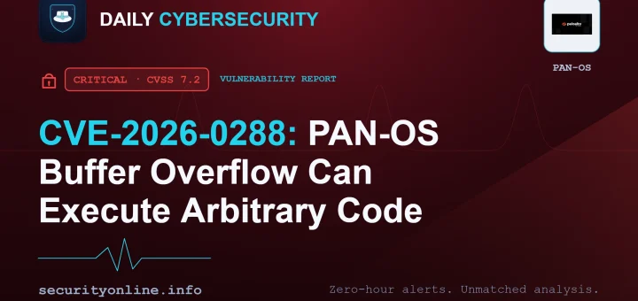 PAN-OS buffer overflow CVE-2026-0288 enabling arbitrary code execution on Palo Alto firewall