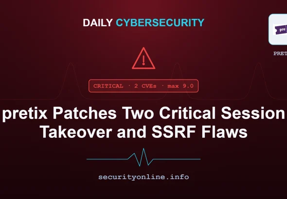 pretix vulnerabilities advisory showing the session takeover and SSRF fix