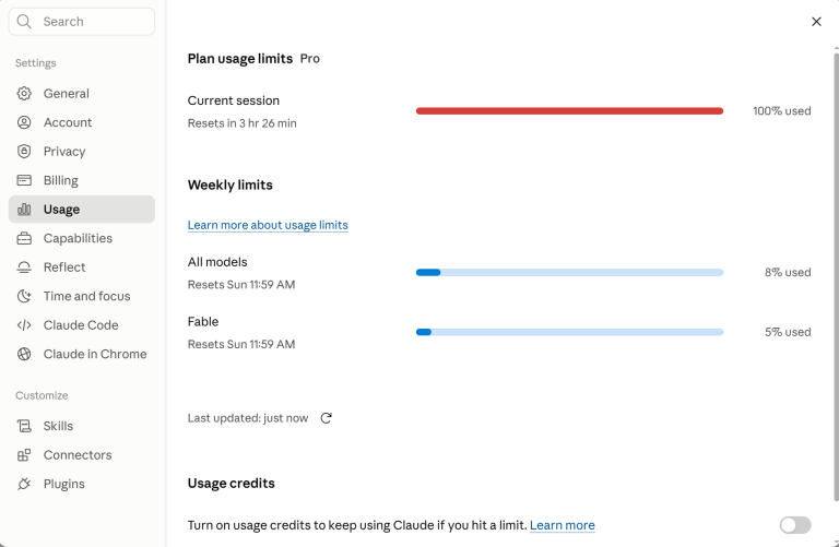 Claude Code credit reset notification dashboard illustrating the competitive AI model rivalry.