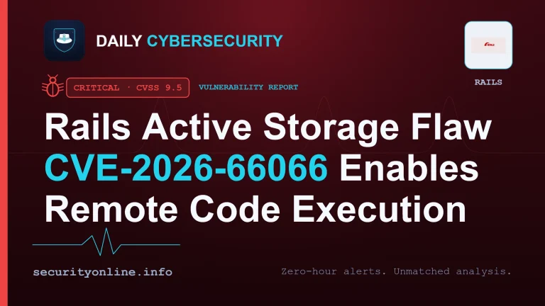 Rails Active Storage flaw CVE-2026-66066 arbitrary file read and remote code execution via libvips