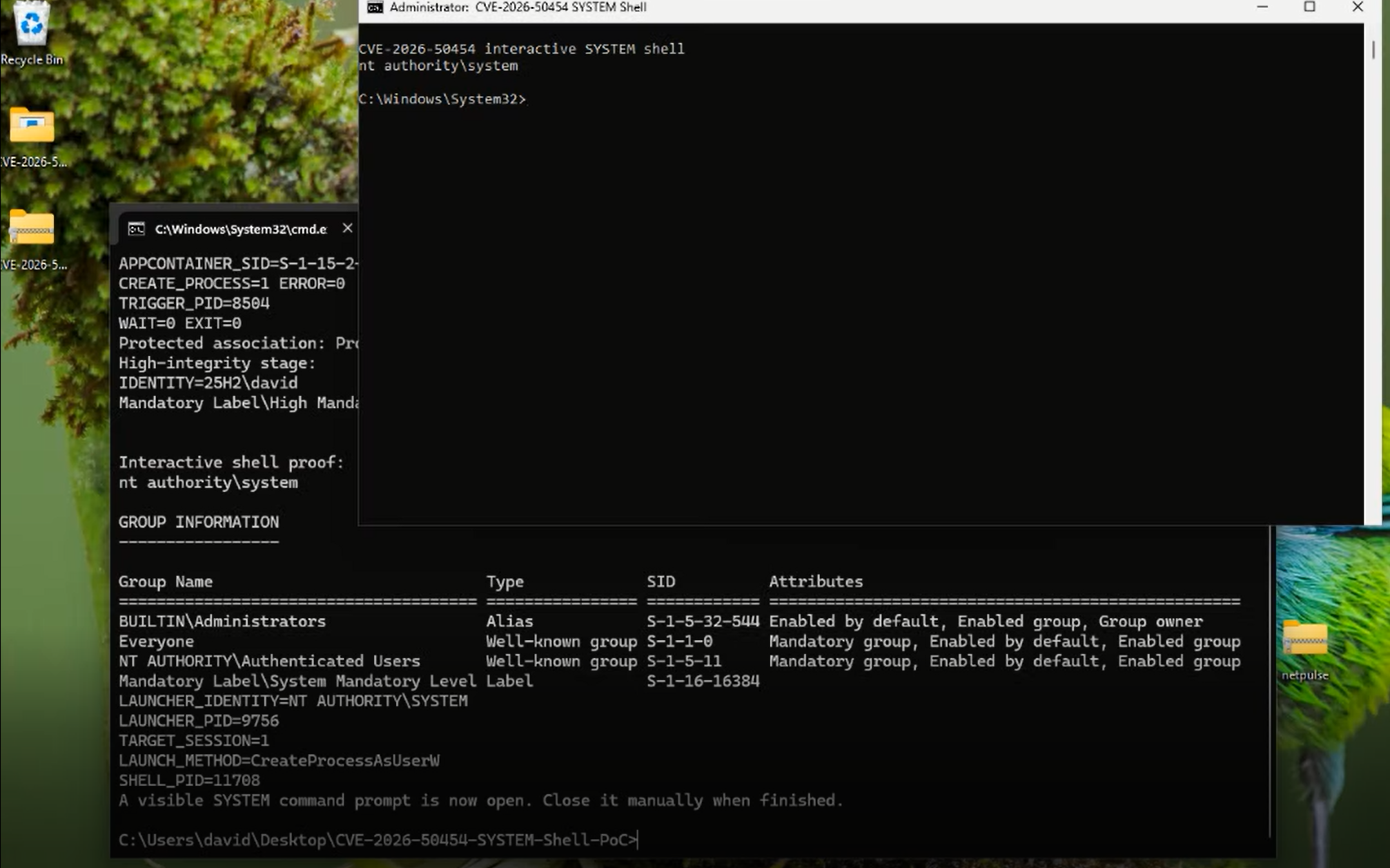CVE-2026-50454: Public PoC Shows Windows AppResolver Elevation of Privilege to SYSTEM