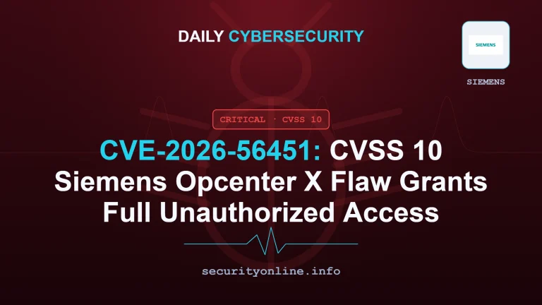 Siemens Opcenter X authentication bypass vulnerability CVE-2026-56451 JWT forgery