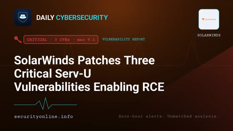 SolarWinds Serv-U vulnerabilities enabling privilege escalation and remote code execution (CVE-2026-28307/28308/28321)