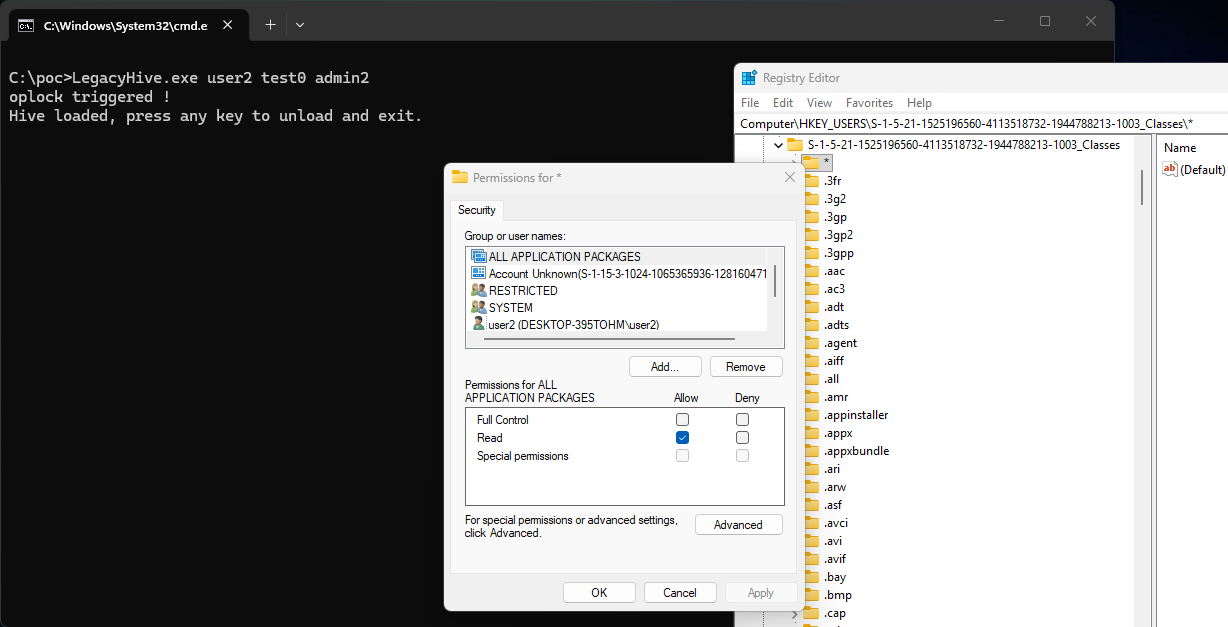 LegacyHive exploit public disclosure Windows privilege escalation flaw by Nightmare-Eclipse