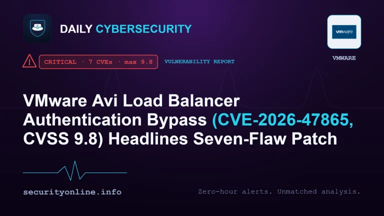 VMware Avi Load Balancer authentication bypass vulnerability CVE-2026-47865 CVSS 9.8 critical patch