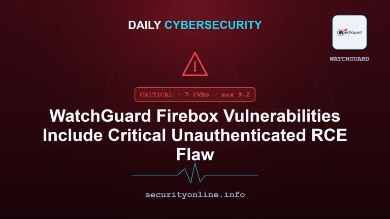 WatchGuard Firebox vulnerabilities CVE-2026-13368 use-after-free remote code execution advisory