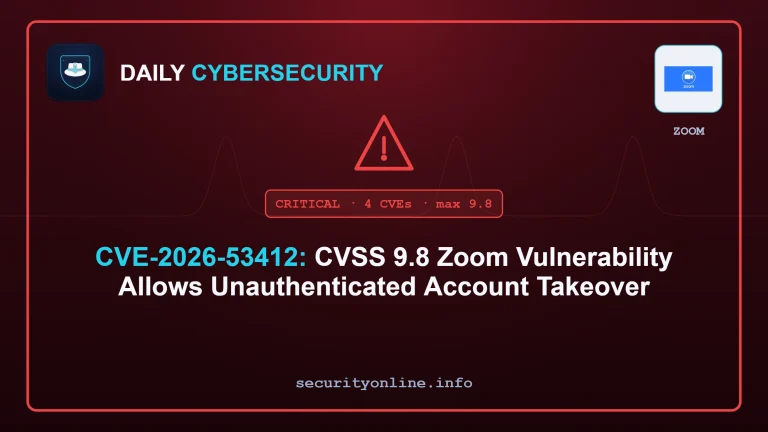 Zoom vulnerability CVE-2026-53412 account takeover flaw in Zoom Workplace for Windows